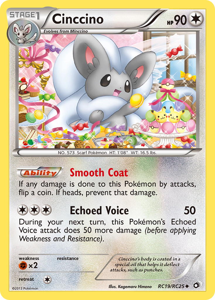 Cinccino (RC19/RC25) [Black & White: Legendary Treasures] | Shuffle n Cut Hobbies & Games