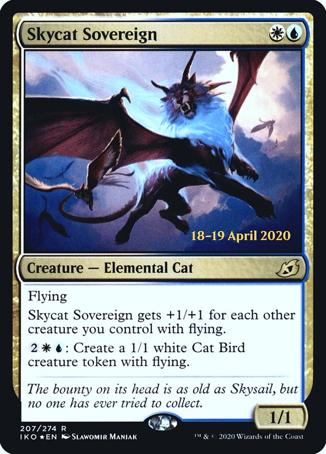 Skycat Sovereign [Ikoria: Lair of Behemoths Prerelease Promos] | Shuffle n Cut Hobbies & Games