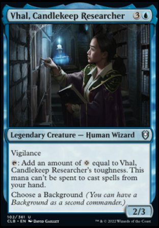 Vhal, Candlekeep Researcher [Commander Legends: Battle for Baldur's Gate] | Shuffle n Cut Hobbies & Games