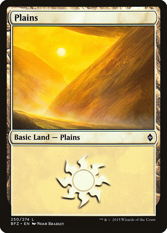 Plains (250) [Battle for Zendikar] | Shuffle n Cut Hobbies & Games