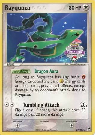 Rayquaza (22/107) (Gym Challenge Promo) [EX: Deoxys] | Shuffle n Cut Hobbies & Games