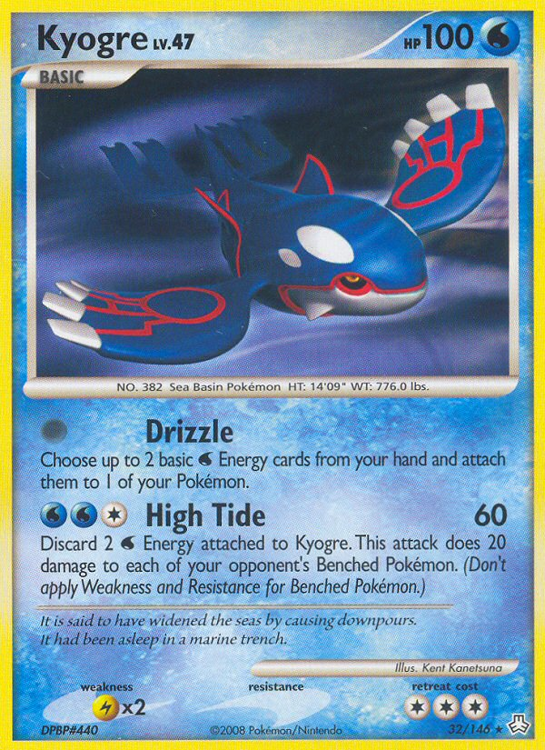 Kyogre (32/146) [Diamond & Pearl: Legends Awakened] | Shuffle n Cut Hobbies & Games