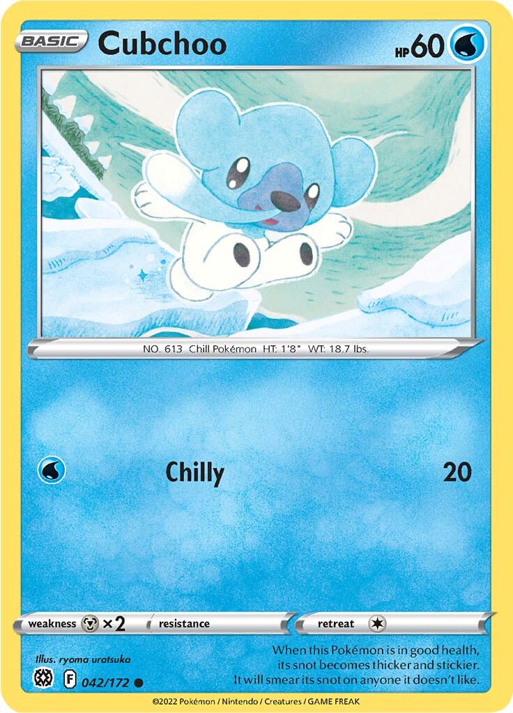 Cubchoo (042/172) [Sword & Shield: Brilliant Stars] | Shuffle n Cut Hobbies & Games