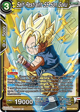 Self-Restraint SS Son Goku (BT14-096) [Cross Spirits] | Shuffle n Cut Hobbies & Games