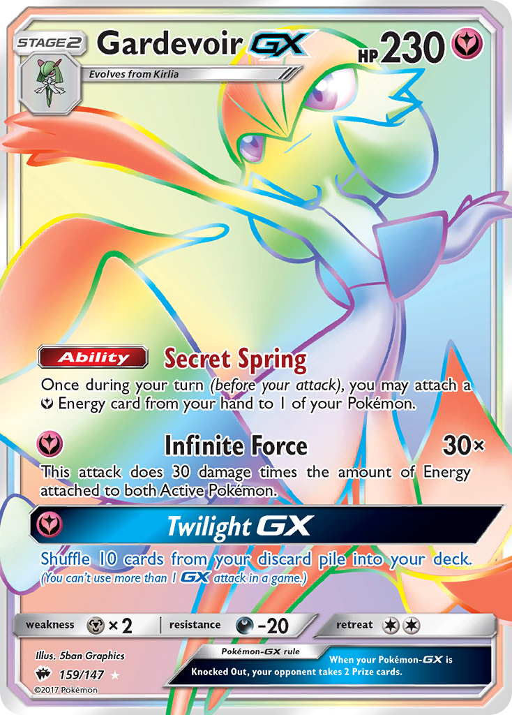 Gardevoir GX (159/147) [Sun & Moon: Burning Shadows] | Shuffle n Cut Hobbies & Games