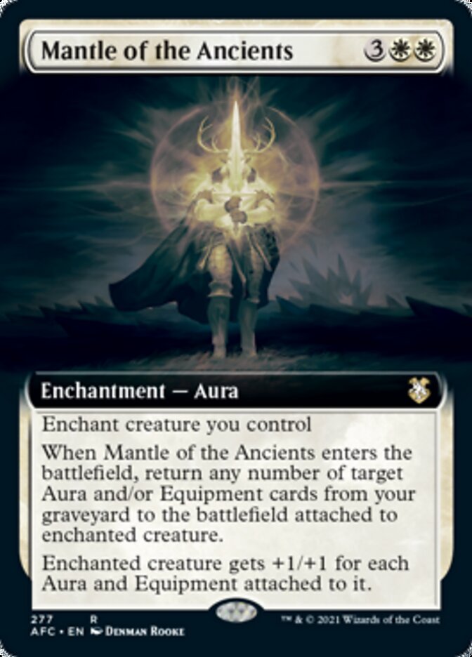 Mantle of the Ancients (Extended Art) [Dungeons & Dragons: Adventures in the Forgotten Realms Commander] | Shuffle n Cut Hobbies & Games