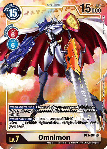 Omnimon [BT1-084] (Alternate Art) [Release Special Booster Ver.1.0] | Shuffle n Cut Hobbies & Games