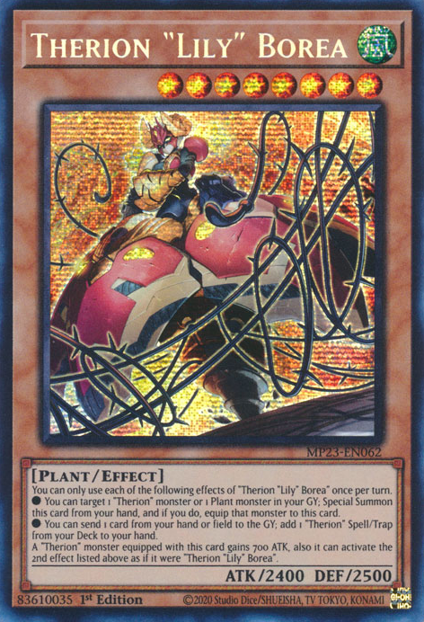 Therion "Lily" Borea [MP23-EN062] Prismatic Secret Rare | Shuffle n Cut Hobbies & Games