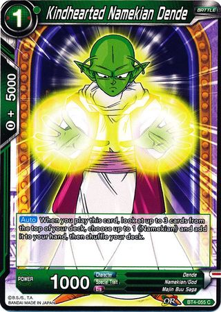 Kindhearted Namekian Dende [BT4-055] | Shuffle n Cut Hobbies & Games