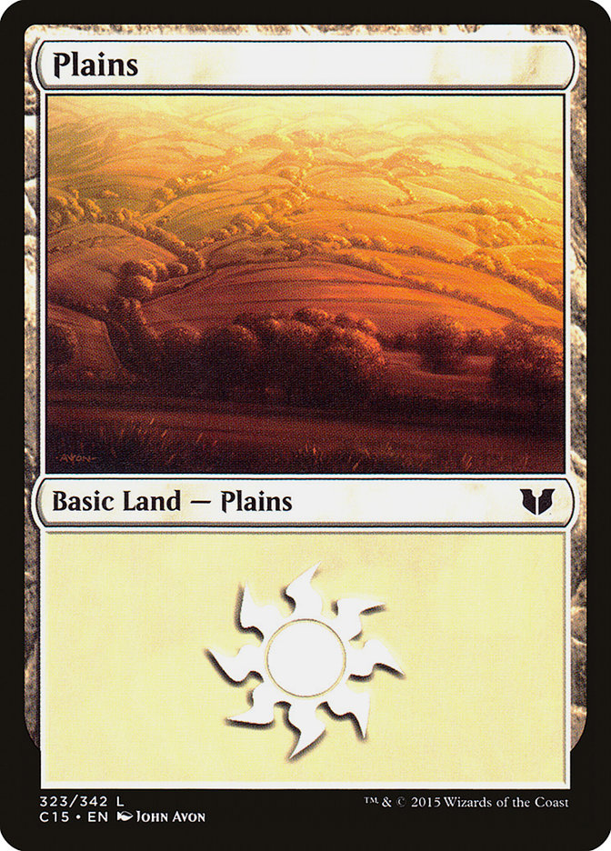 Plains (323) [Commander 2015] | Shuffle n Cut Hobbies & Games