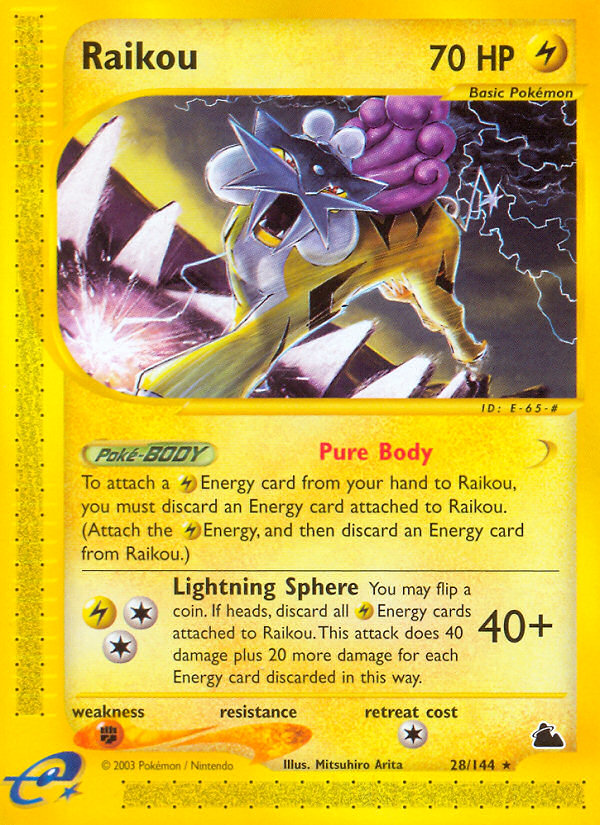 Raikou (28/144) [Skyridge] | Shuffle n Cut Hobbies & Games