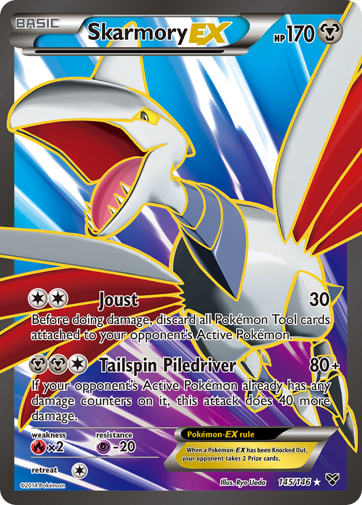 Skarmory EX (145/146) [XY: Base Set] | Shuffle n Cut Hobbies & Games