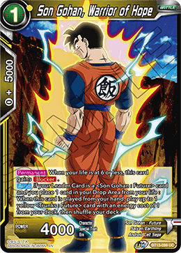 Son Gohan, Warrior of Hope (Uncommon) [BT13-099] | Shuffle n Cut Hobbies & Games