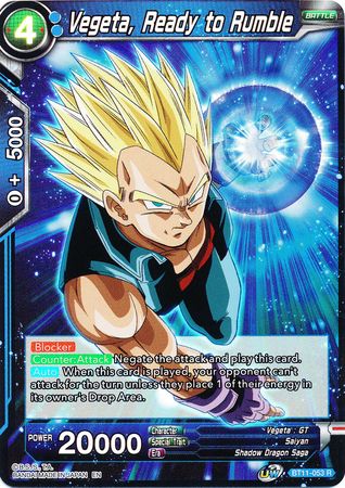 Vegeta, Ready to Rumble [BT11-053] | Shuffle n Cut Hobbies & Games