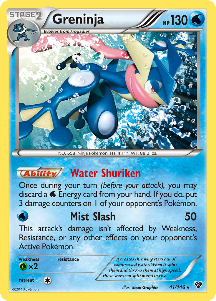 Greninja (41/146) [XY: Base Set] | Shuffle n Cut Hobbies & Games