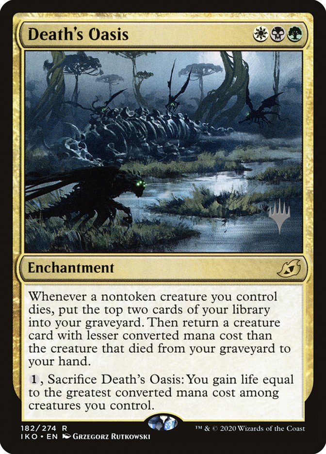 Death's Oasis (Promo Pack) [Ikoria: Lair of Behemoths Promos] | Shuffle n Cut Hobbies & Games