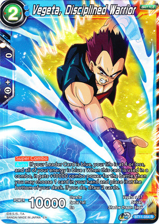 Vegeta, Disciplined Warrior [BT11-054] | Shuffle n Cut Hobbies & Games