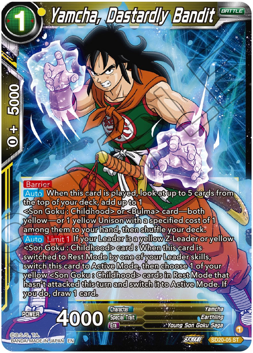 Yamcha, Dastardly Bandit (SD20-05) [Dawn of the Z-Legends] | Shuffle n Cut Hobbies & Games