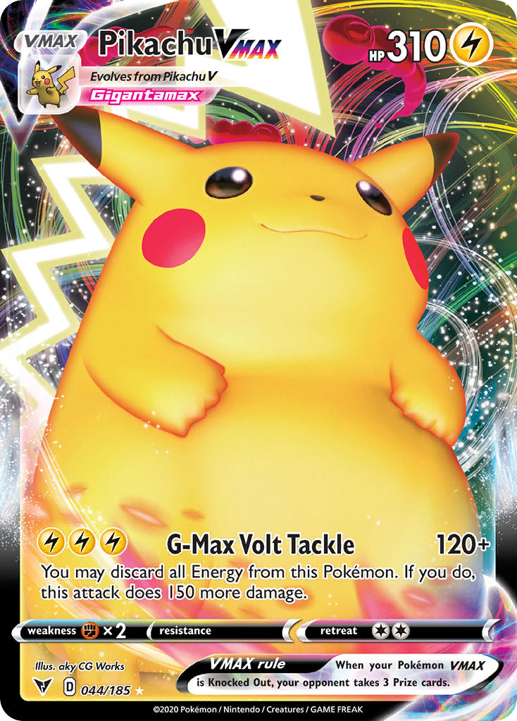 Pikachu VMAX (044/185) [Sword & Shield: Vivid Voltage] | Shuffle n Cut Hobbies & Games