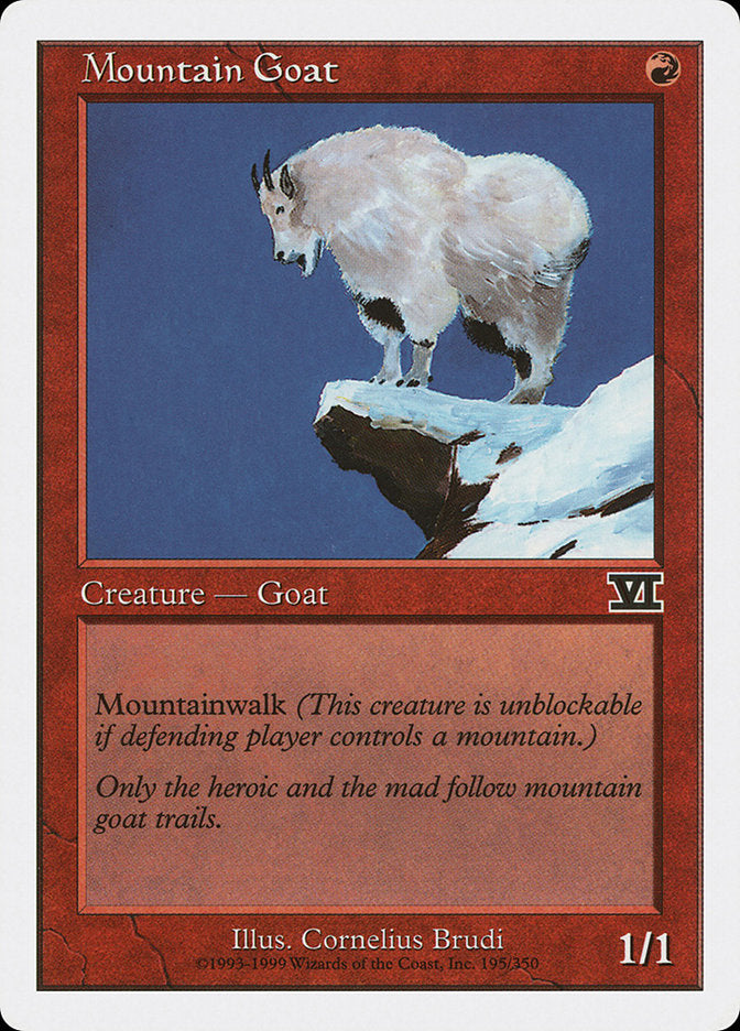 Mountain Goat [Classic Sixth Edition] | Shuffle n Cut Hobbies & Games