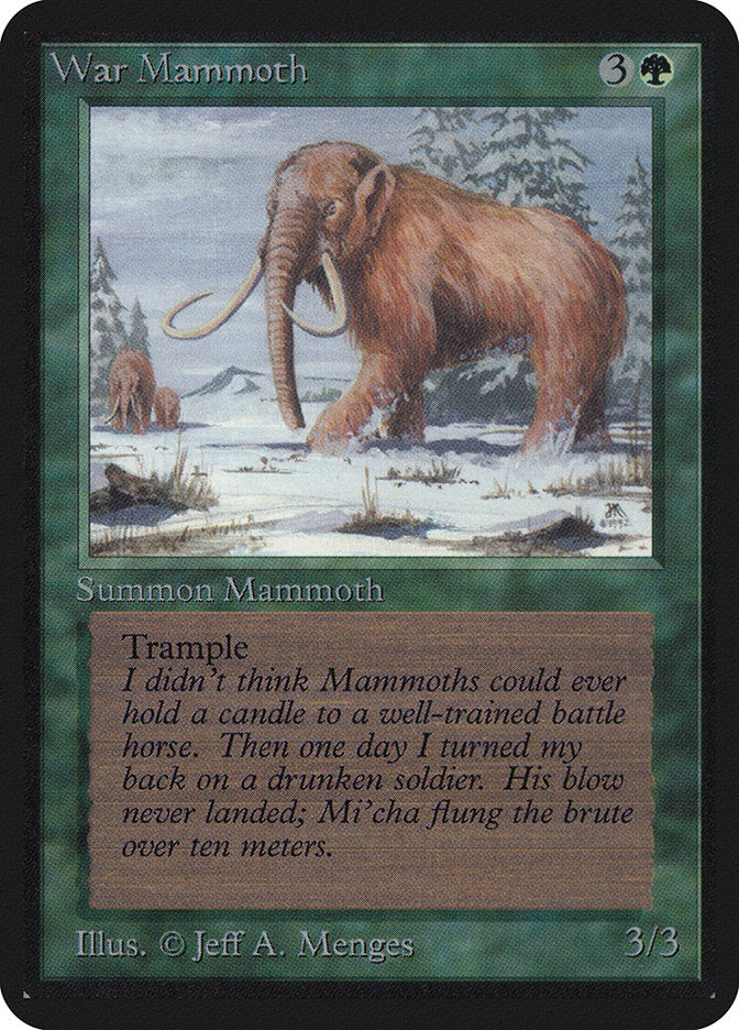 War Mammoth [Alpha Edition] | Shuffle n Cut Hobbies & Games