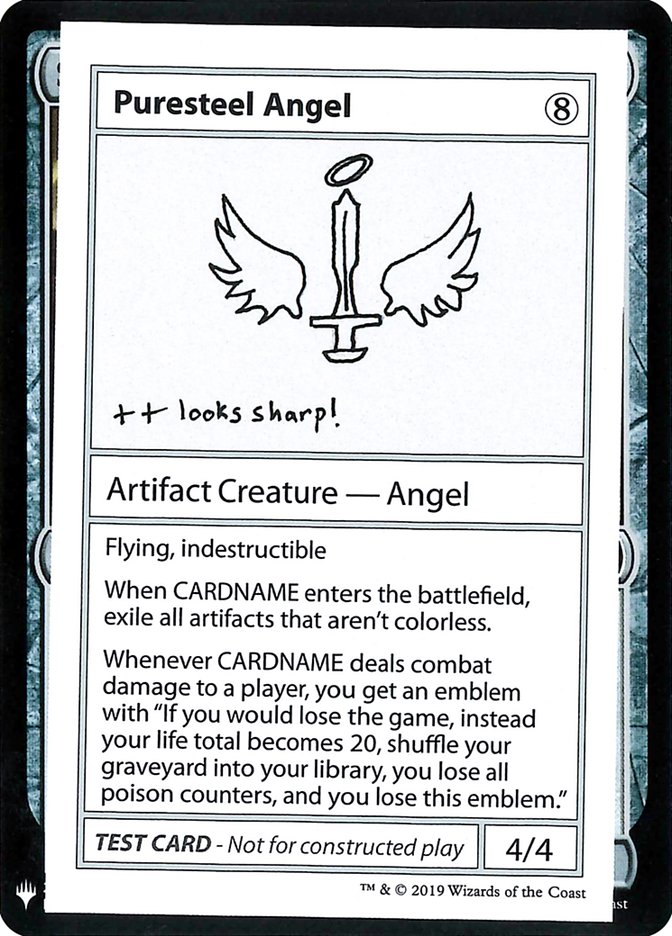 Puresteel Angel [Mystery Booster Playtest Cards] | Shuffle n Cut Hobbies & Games