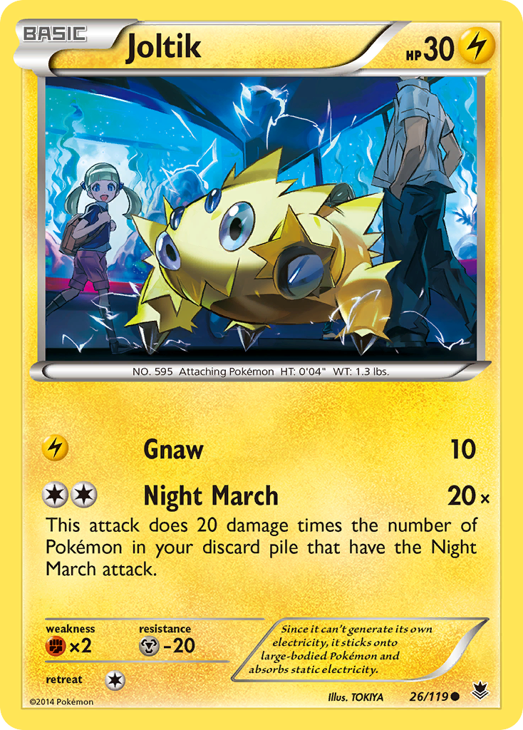 Joltik (26/119) [XY: Phantom Forces] | Shuffle n Cut Hobbies & Games