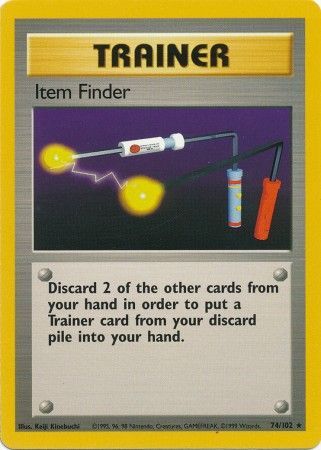 Item Finder (74/102) [Base Set Unlimited] | Shuffle n Cut Hobbies & Games