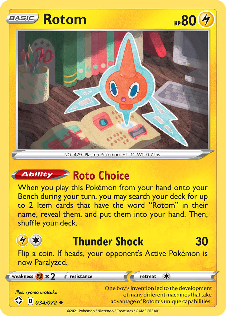 Rotom (034/072) [Sword & Shield: Shining Fates] | Shuffle n Cut Hobbies & Games