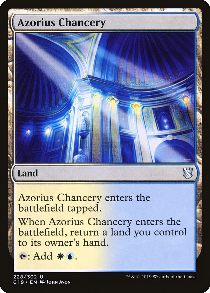 Azorius Chancery [Commander 2019] | Shuffle n Cut Hobbies & Games