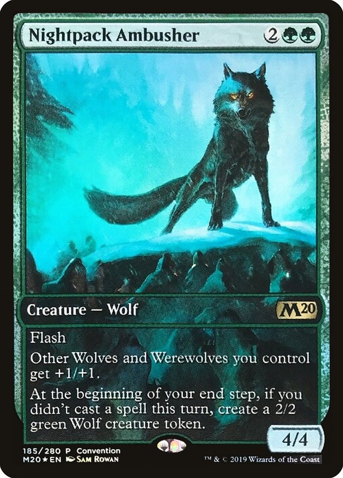 Nightpack Ambusher (Convention) (Full Art) [Core Set 2020 Promos] | Shuffle n Cut Hobbies & Games