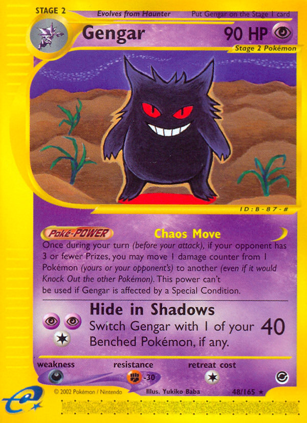 Gengar (48/165) [Expedition: Base Set] | Shuffle n Cut Hobbies & Games