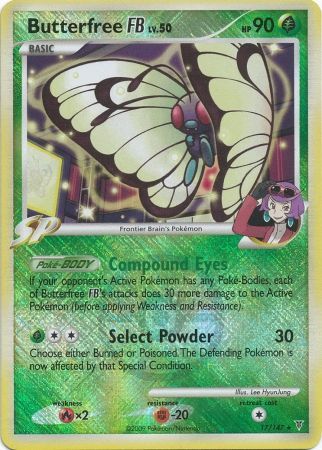 Butterfree FB LV.50 (17/147) (League Promo) [Platinum: Supreme Victors] | Shuffle n Cut Hobbies & Games