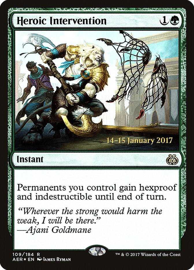 Heroic Intervention [Aether Revolt Prerelease Promos] | Shuffle n Cut Hobbies & Games