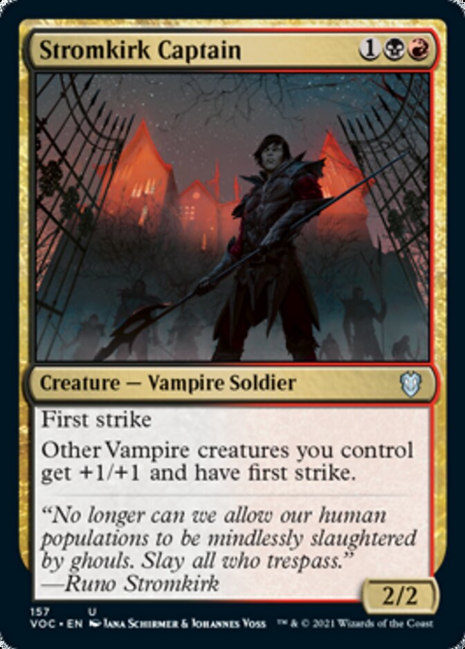 Stromkirk Captain [Innistrad: Crimson Vow Commander] | Shuffle n Cut Hobbies & Games