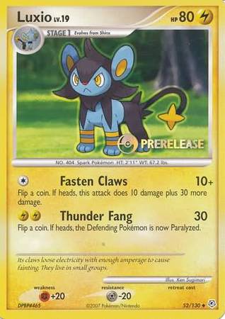 Luxio (52/130) (Prerelease Promo) [Nintendo: Black Star Promos] | Shuffle n Cut Hobbies & Games