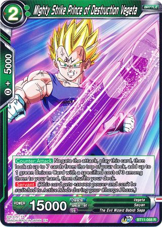 Mighty Strike Prince of Destruction Vegeta [BT11-068] | Shuffle n Cut Hobbies & Games