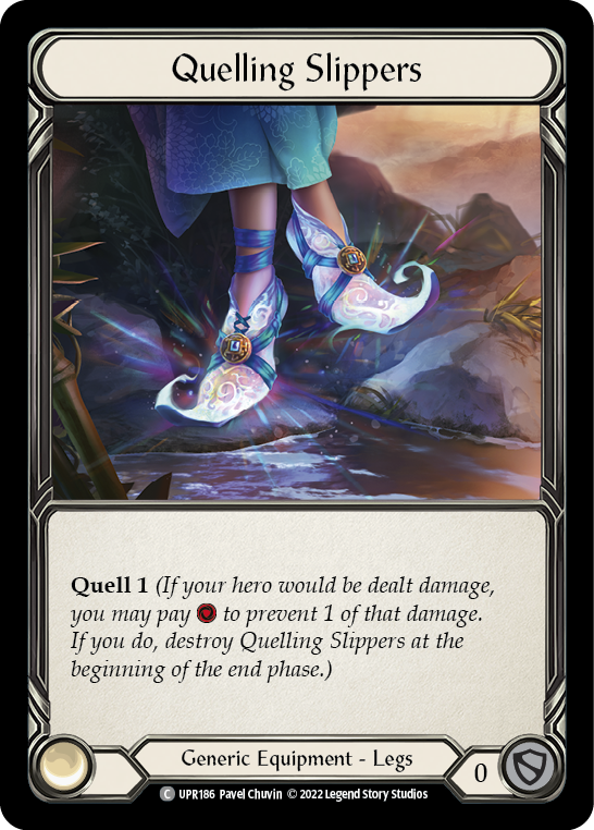 Quelling Slippers [UPR186] (Uprising)  Cold Foil | Shuffle n Cut Hobbies & Games