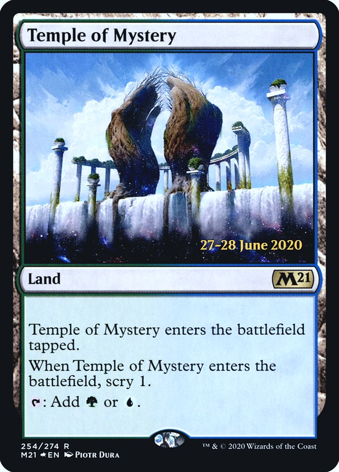 Temple of Mystery [Core Set 2021 Prerelease Promos] | Shuffle n Cut Hobbies & Games