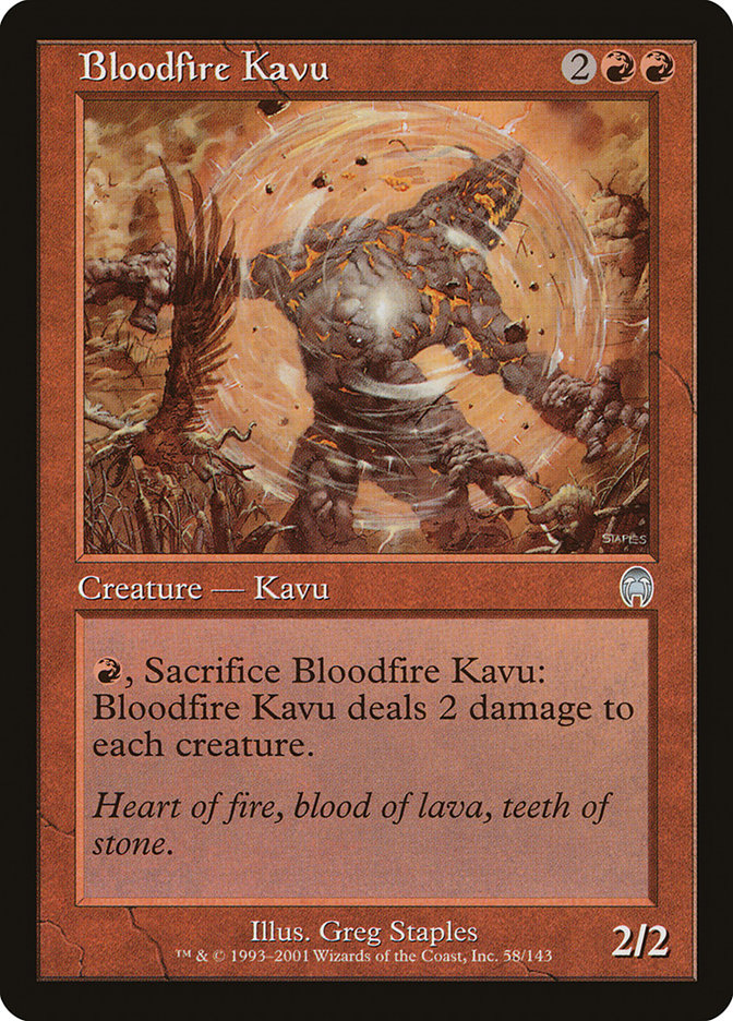 Bloodfire Kavu [Apocalypse] | Shuffle n Cut Hobbies & Games