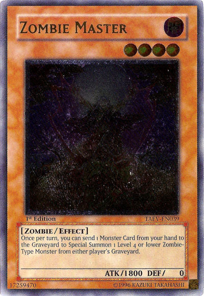 Zombie Master [TAEV-EN039] Ultimate Rare | Shuffle n Cut Hobbies & Games