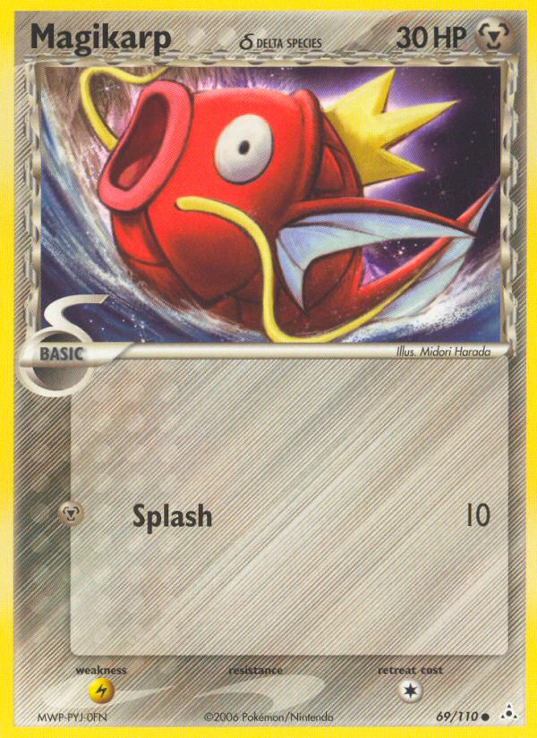 Magikarp (69/110) (Delta Species) [EX: Holon Phantoms] | Shuffle n Cut Hobbies & Games