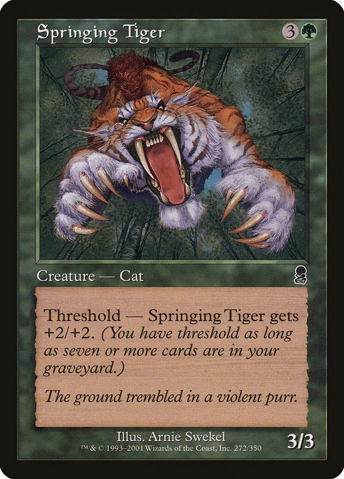 Springing Tiger [Odyssey] | Shuffle n Cut Hobbies & Games