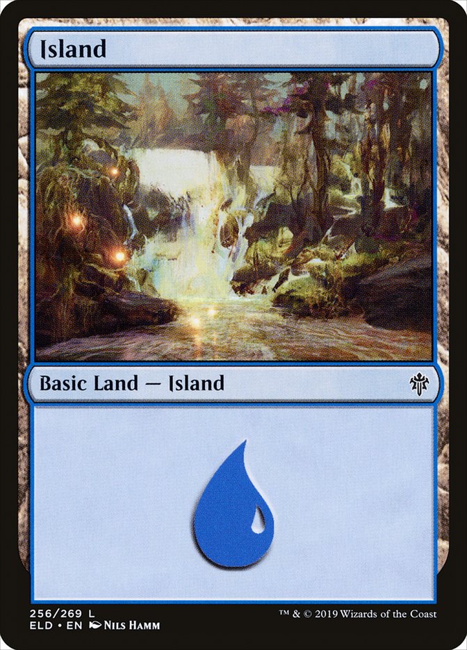 Island (256) [Throne of Eldraine] | Shuffle n Cut Hobbies & Games