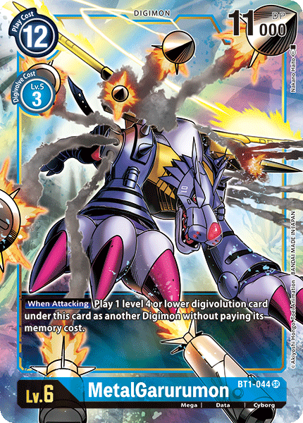 MetalGarurumon [BT1-044] (Alternate Art) [Release Special Booster Ver.1.0] | Shuffle n Cut Hobbies & Games