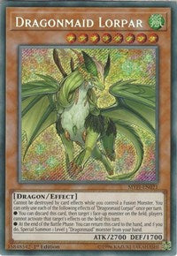 Dragonmaid Lorpar [MYFI-EN021] Secret Rare | Shuffle n Cut Hobbies & Games