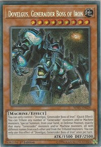 Dovelgus, Generaider Boss of Iron [MYFI-EN029] Secret Rare | Shuffle n Cut Hobbies & Games