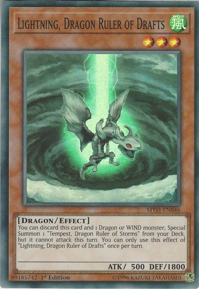 Lightning, Dragon Ruler of Drafts [MYFI-EN046] Super Rare | Shuffle n Cut Hobbies & Games