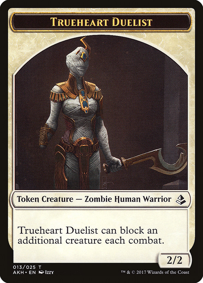 Trueheart Duelist Token [Amonkhet Tokens] | Shuffle n Cut Hobbies & Games