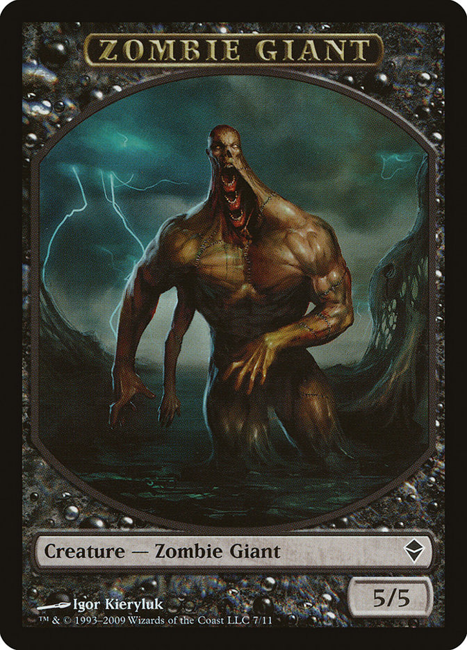 Zombie Giant Token [Zendikar Tokens] | Shuffle n Cut Hobbies & Games